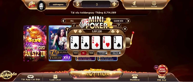 Tìm hiểu về nổ hũ Mini Poker